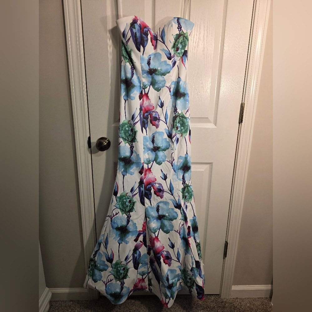 Terani Couture Glamour White Dress